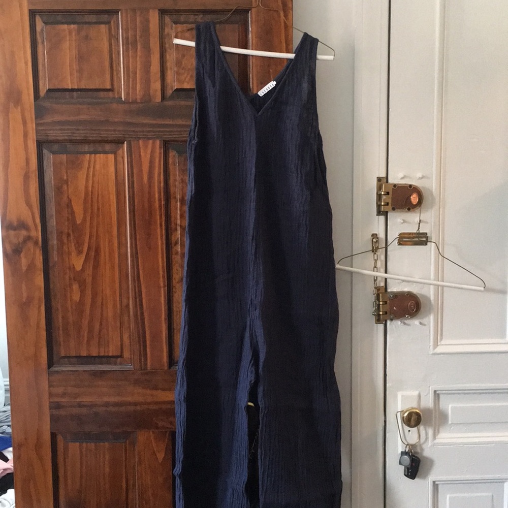 Lacausa slouchy gauze jumpsuit